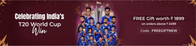 Celebrating  India's T20 Win - FREE Gift worth 1899 on orders above 2499