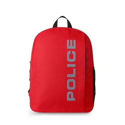 Police 25L Black Trendy and Comfortable Davidzen Laptop Backpack for Men and Women - | 15" Inches Stylish Lightweight Laptop Bag with Adjustable Padded Strap for Office, Travel, Personal Use - Red