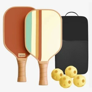 Lifelong Fiberglass Surface, 4 Pickle Balls & Paddle Cover Bag Cushion Pickleball set Pickleball Paddle Price in India - Buy Lifelong Fiberglass Surface, 4 Pickle Balls & Paddle Cover Bag Cushion Pickleball 
