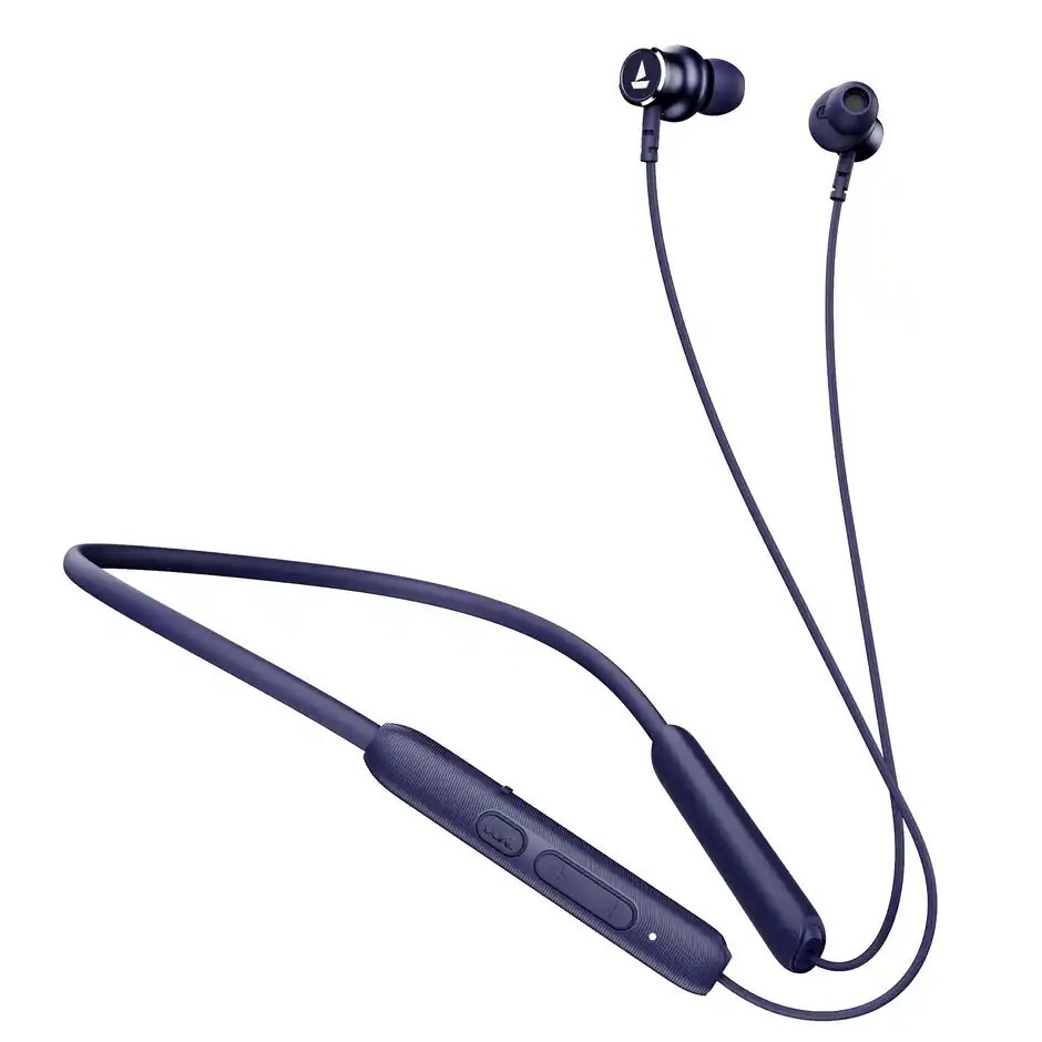 Zepto : boAt Rockerz 195v2 Pro BT Neckband w/ 30H Playtime, ENx Technology & ASAP Charge (Deep Blue)
