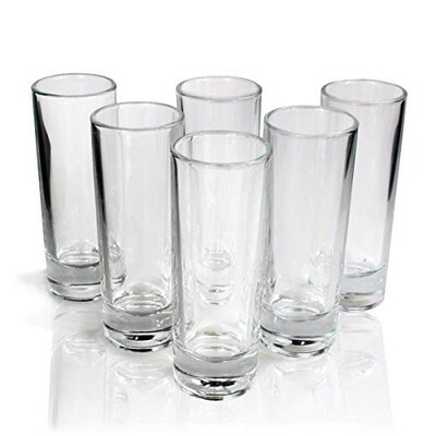Solimo Shot Glass Set (6 pieces, 70ml)