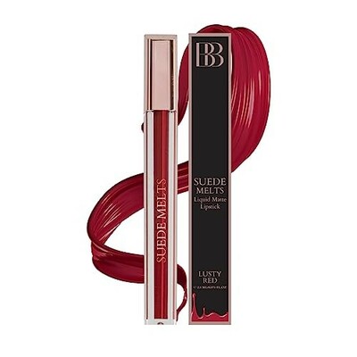 Bergamot Beauté Matte Liquid Lipstick 2.1ml (Lusty Red)