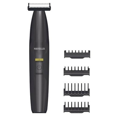 Havells ST8000 Shimmer plus, 5 in 1 rechargeable Dual-Blade Shaver cum Trimmer