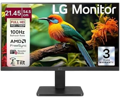 LG 22MR410-B 54.5 cm (21.45 Inch) Full HD (1920x1080) VA PC Monitor(Black)