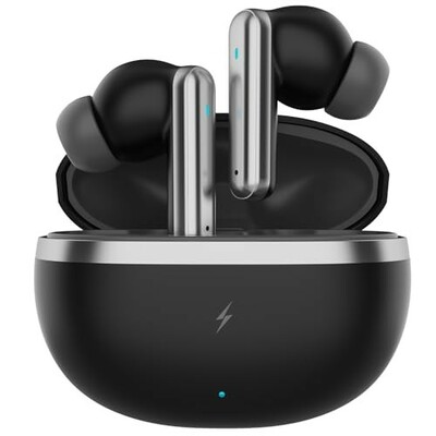 Fire-Boltt Newly Launched Aero Luxe TWS Earbuds - Midnight Black