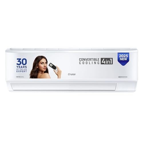 Cruise 1 Ton 3 Star Inverter Split AC with 7-Stage Air Filtration