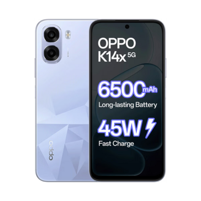 OPPO K14x | 4 GB & 128 GB Storage | Icy Blue