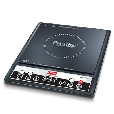 Prestige Iris Plus 1600 Watts Induction Cooktop | Black | BIS Certified