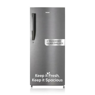 Haier 190L 5 Direct Cool Single Door Refrigerator (Fast Ice 60 Min, Large Veg Box) – HDFC EMI Offer