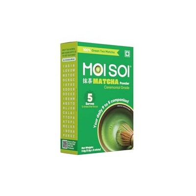 Moi Soi Matcha Green Tea Powder | 1.5g x 5 Sticks