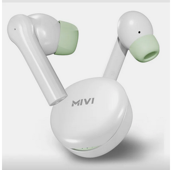 Duopods Horizon [New Launch], AI-ENC, 60 Hrs, 13mm Drivers, Fast Charge, BT v5.3 Bluetooth Headset (Pearl White, True Wireless)