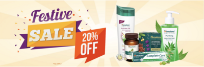 Himalayawellness Festive Sale 20% OFF on orders above 599