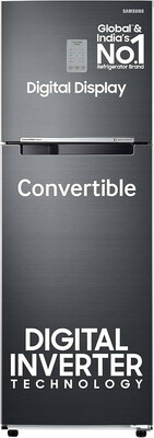 Samsung 256L Frost Free Double Door Refrigerator RT30C3733BX/HL