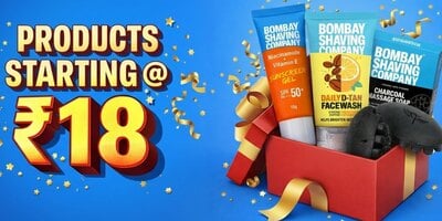 Deals start @ Rs 18 Bombay Shaving Company