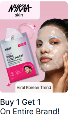 Nykaa Beauty Buy 1 Get 1 Free on Entire Brand + Extra 20% Off
