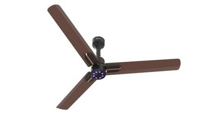 Polycab Wizzy Neo LED 2.0 1200mm BLDC Ceiling Fan with remote (Matt Brown Copper)