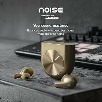 Noise Master Buds 2 with Sound by Bose (2026),51dB Adaptive ANC (Aurum) 