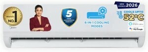 Midea 2026 Model 1 Ton 3 Star Split AI Inverter with Wi-fi Conver...more