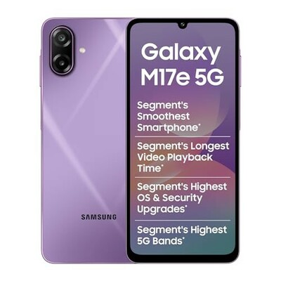 (Live) Samsung Galaxy M17e 5G Mobile (4GB RAM, 128GB Storage) 