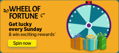 Funzone Wheel of Fortune Spin & Win