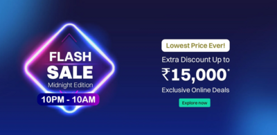 Croma - Flash Sale - Midnight Edition - Extra Up To Rs. 15000 Off (10pm - 10am)