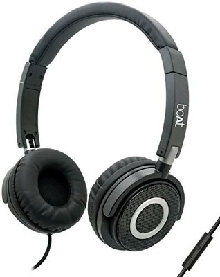 boAt Bassheads 900 On Ear Wired Headphone With Mic
