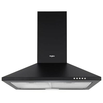 Whirlpool 60cm 900 m3/hr Cassette Filter Kitchen Chimney with 5 Years WARR on Motor | CLASSIC PLUS CF 60 BK HOOD | Black | 3 Speed Push Button Control