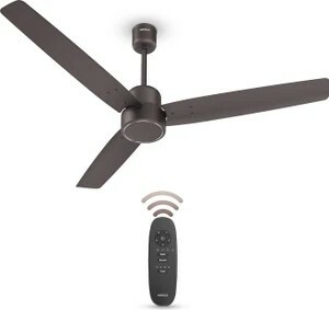 HAVELLS FAB|Remote Controlled|Low Noise|Upto 65% Energy Saving|Reverse Mode|30W with 3 Year Warranty BLDC Motor 1200 mm Wall Fan (5 Star | Cocoa Brown | Pack of 1)