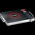 Prestige PIRC 1.0 2200W Infrared Cooktop - Stainless Steel & Ceramic, Black, 1 Unit