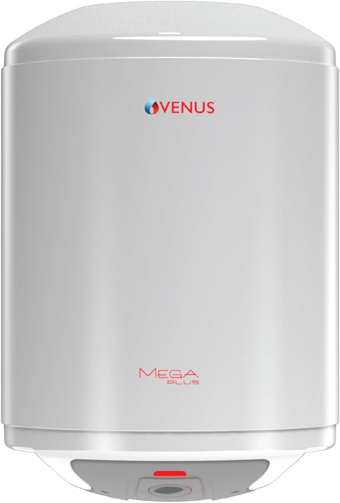 Venus MegaPlus 15 ltr Storage Geyser | Advanced Multi-Layered Safety | Porcelain Enamel Tank | 4-Star Rated | ISI | High-Rise Compatible | Hard Water Ready 15 ltr Water heater | Triple Safety | 8 BAR 