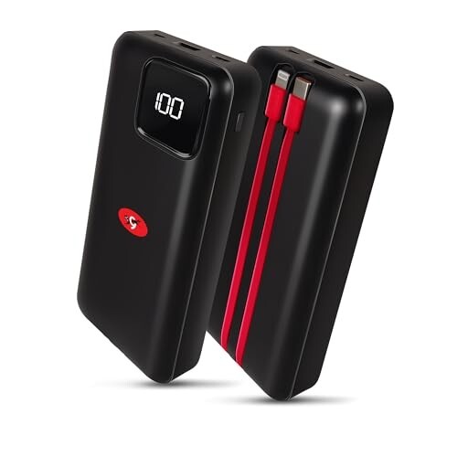 Eveready Ultima Power Bank PB11 with Built-in-Cables 20,000 mAh, 22.5W Fast Charging