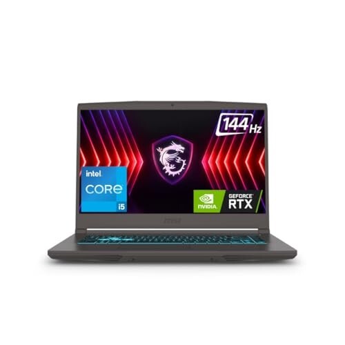 MSI Thin 15, Intel 13th Gen. i5-13420H, 40CM FHD 144Hz Gaming Laptop (16GB/512GB NVMe SSD/Windows 11 Home/NVIDIA GeForce RTX 3050, GDDR6 6GB/Cosmos Gray/1.8Kg) B13UDX-129IN