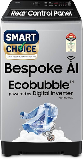 Samsung Smart Choice 10 Kg, 5 Star,  Fully-Automatic Top Load Washing Machine (WA80F10E2LTL, Lavender Gray) 