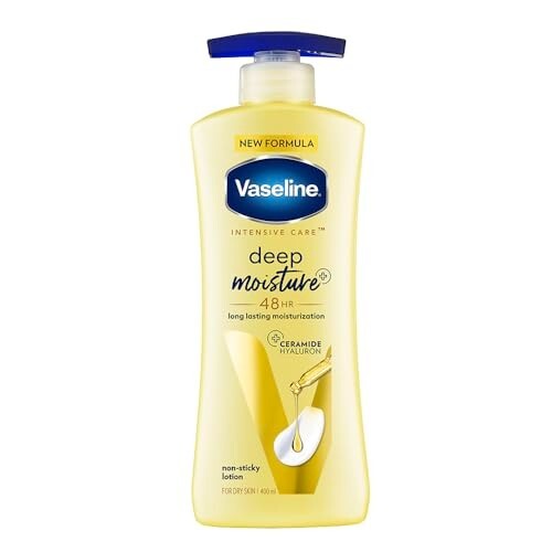 Vaseline Deep Moisture Body Lotion |For Dry Skin | Cushion Soft Skin| 400ml