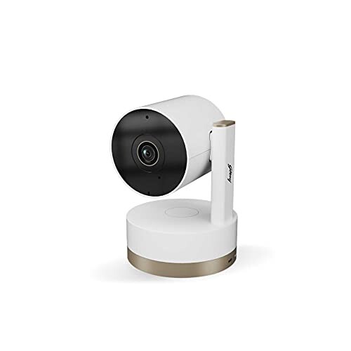 Godrej Security Solutions WiFi 1080p FHD 2MP 360° Viewing Area Security Camera, White