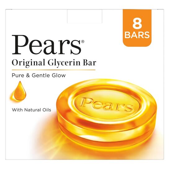 Pears Original Glycerin Soap Bar  8 Nos.
