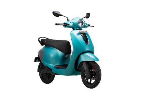 Chetak C2501 by Bajaj Auto High Speed Electric Scooter with charger - Ocean Teal Matte - Ex-Showroom