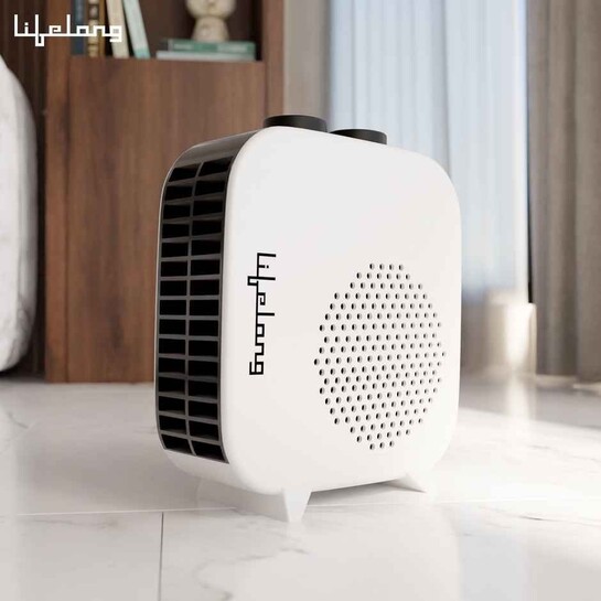 Zepto - Lifelong LLFH922A Infinia Plus 2kW Fan Heater|Blower, 2 Heat Settings, Adjustable Thermostat - White(location specific)