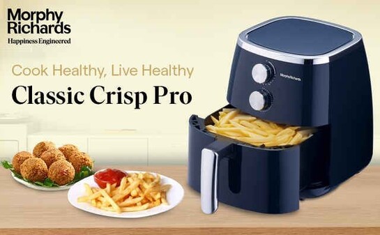Zepto - Morphy Richards Crisp Pro Classic Air Fryer,Blue 5L(location specific)