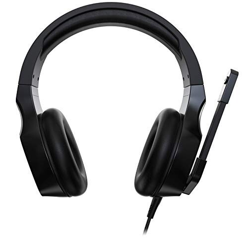 acer NHW820 Nitro Wired Gaming Over The Ear Headset | Ligtweight, Comfortable for Prolonged Gaming, Excellent Sound & Vocal Quality I Flexible 6” Boom and Omnidirectional Mic I 3.5 mm Connectivity