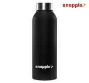 Zepto - Snapple Stainless Steel Mist Single Wall Fridge Bottle | Black | 1 L
