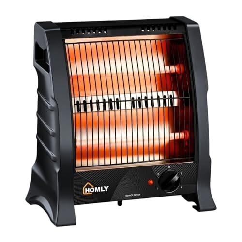 LOOT- Homly Ritz 800 Watts Halogen Room Heater with Dual Heating Tubes 