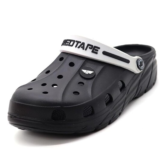 Red Tape Men Pull On Clogs