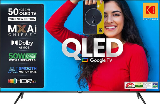 Kodak 126 cm (50 inches) Matrix Series UHD 4K QLED Google TV 50ST5015 