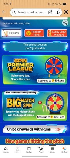 Score runs for gift cards and coupons