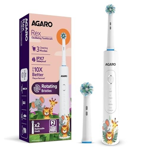 AGARO Rex Oscillating Kids Electric Toothbrush