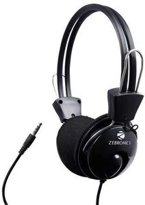 ZEBRONICS ZEB-PLEASANT Wired Headset (Black, On the Ear)