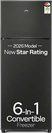 Godrej 244 L Frost Free Double Door 3 Star Refrigerator (Fossil Steel)