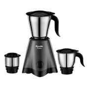 Preethi Tiara Mixer Grinder For Kitchen | 500 Watt Mixie | 3 Jars - Black & Grey (location specific)