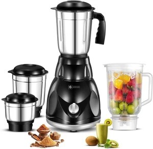 Havok Black_Mixer_4Jar 750 W Juicer Mixer Grinder 